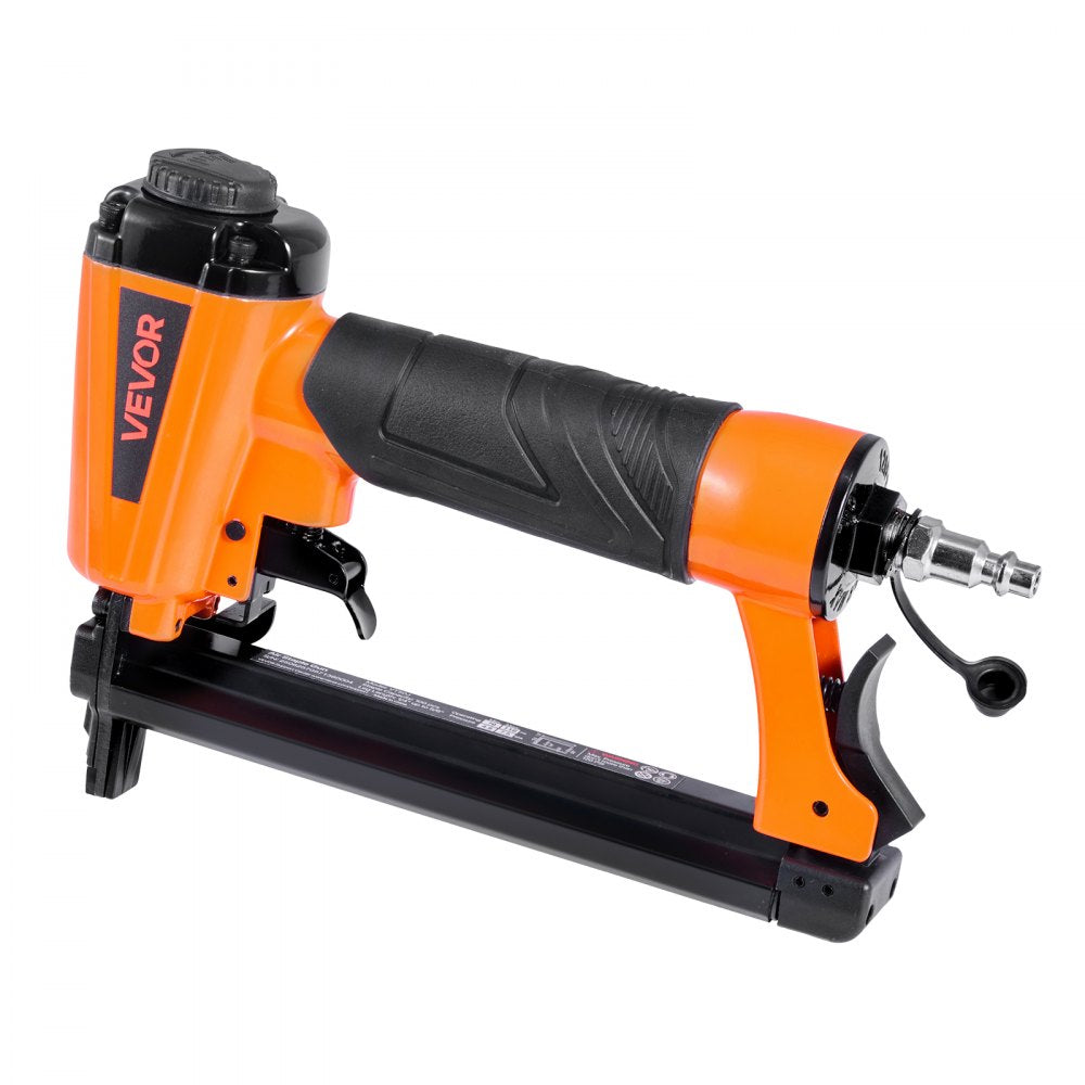 VEVOR Pneumatic Staple Gun, 20 Gauge T50 Pneumatic Upholstery Stapler for 7/16" Crown 5/32"-5/8" Length Staples, 70-110 PSI Air Staple Gun for Woodworking, Upholstering, Fabric, Crafts, DIY Projects