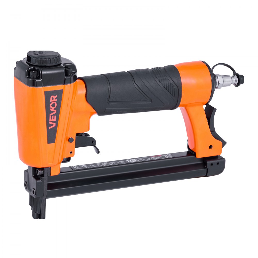 VEVOR Pneumatic Staple Gun, 20 Gauge T50 Pneumatic Upholstery Stapler for 7/16" Crown 5/32"-5/8" Length Staples, 70-110 PSI Air Staple Gun for Woodworking, Upholstering, Fabric, Crafts, DIY Projects