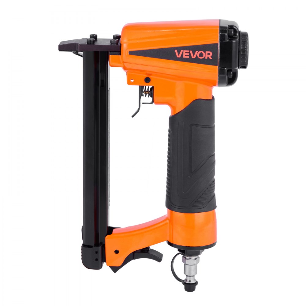 VEVOR Pneumatic Staple Gun, 21 Gauge Pneumatic Upholstery Stapler for 80 Series 1/2-inch Crown 1/4"-5/8" Length Staples, 70-110 PSI Air Staple Gun for Woodworking, Upholstering, Crafts, DIY Projects
