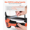 VEVOR Pneumatic Staple Gun, 21 Gauge Long-Nose Upholstery Stapler for 80 Series Fine Wire Staples 1/2-inch Crown 1/4"-5/8" Length, Max 150PCS Loading Air Staple Gun for Upholstering, Woodworking, DIY