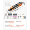VEVOR 84-Piece Rotary Tool Kit, 200W Mini Power Rotary Tool Corded , 6-Level Speed 8000-40000 RPM Multi-Purpose DIY Tools for Engraving, Sanding, Polishing, Carving, Grinding, Cutting, DIY Crafts