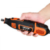 VEVOR 51-Piece Rotary Tool Kit, 200W Mini Power Rotary Tool Corded, 8000-40000RPM Multi-Purpose DIY Tools with Universal Chuck for Engraving, Sanding, Grinding, Polishing, Cutting, DIY Crafts