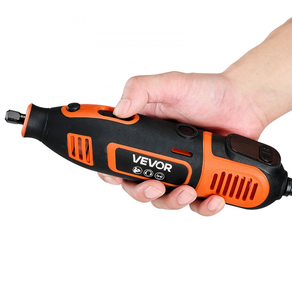 VEVOR 51-Piece Rotary Tool Kit, 200W Mini Power Rotary Tool Corded, 8000-40000RPM Multi-Purpose DIY Tools with Universal Chuck for Engraving, Sanding, Grinding, Polishing, Cutting, DIY Crafts