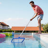 VEVOR Pool Pole, 3.4 to 12 Ft Telescoping Swimming Pool Cleaning Poles, Professional Adjustable Telescopic Pole with Extension Pole, Heavy Duty Cleaner Stick for Skimmer Net, Rake, Brush, Vacuum Head