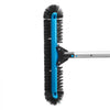 VEVOR Pool Brush Head, 20 Inch Scrub Brushes with Nylon Bristles and Aluminum Pole Connector, Heavy Duty Curved Brush Head for Cleaning Inground/Above Ground Swimming Pool Walls, Pole Not Included