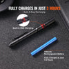 VEVOR 5.9 Inch Rechargeable Penlight, 300 lumens 3 Lighting Modes Pocket Pen Light, Adjustable Focus, IP44 Waterproof, Aluminum Alloy for Camping, Reading, Repairing, Night Walking