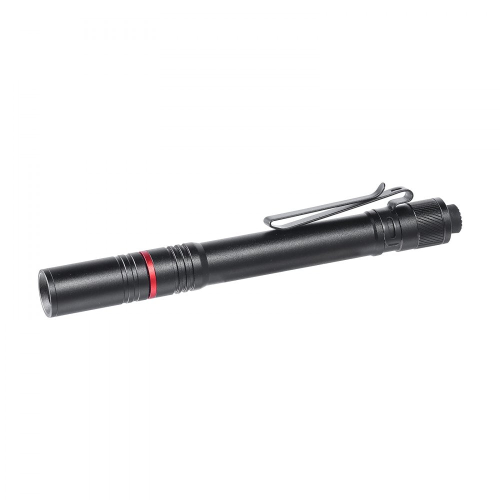 VEVOR 5.9 Inch Rechargeable Penlight, 300 lumens 3 Lighting Modes Pocket Pen Light, Adjustable Focus, IP44 Waterproof, Aluminum Alloy for Camping, Reading, Repairing, Night Walking