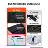 VEVOR Pop Up Ice Fishing Tent 1-2 Person 59 x 59 x 65 in Portable Shelter, for Winter Fishing, 24 sq ft Area, 300D Oxford Fabric Hub-Style Shanty, Ice Cube with Anchors, Ropes, Carrying Bag, Black