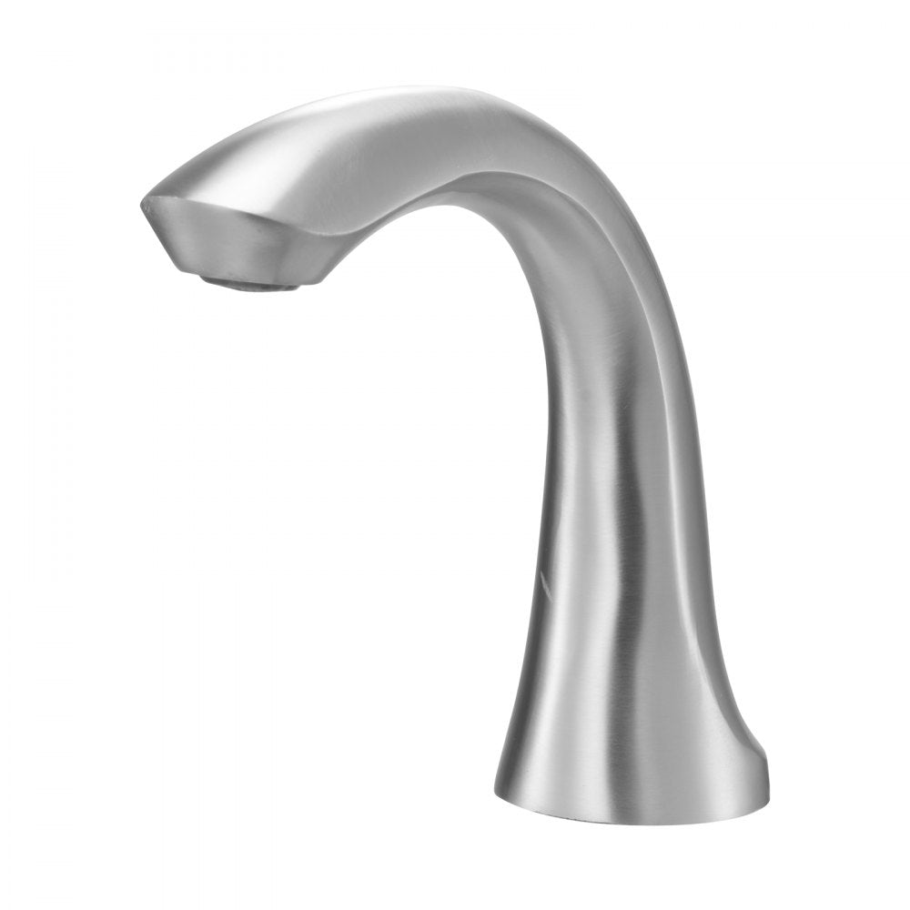 VEVOR Roman Tub Faucet, 3 Hole Waterfall Bathtub Faucet, Gooseneck Bath Tubs Faucets Set with 2 Handles, Deck Mount Bath Tub Faucets Set for Pet Washing, Adult Bathing, Brushed Stainless Steel