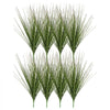 VEVOR Artificial Grass Plant, 27 inch Faux Onion Grass Fake Greenery Shrubs Plant, Premium PVC for Indoor Outdoor House Home Garden Office Room Décor, Housewarming, 8 Pack Green