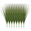 VEVOR Artificial Grass Plant, 27 inch Faux Onion Grass Fake Greenery Shrubs Plant, Premium PVC for Indoor Outdoor House Home Garden Office Room Décor, Housewarming, 8 Pack Green