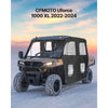 VEVOR Cab Enclosure Upper Doors, Compatible with CFMOTO Uforce 1000 XL 2022-2024, Soft Upper Doors, Windproof Waterproof Upgraded Zipper UTV Soft Side Window Kit, Fit with Side Mirrors and Windshields