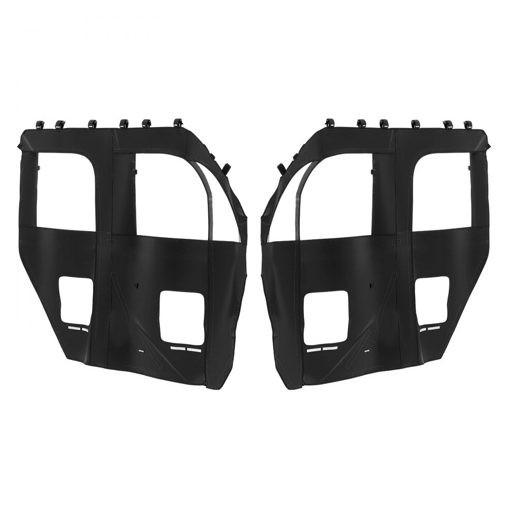 VEVOR Cab Enclosure Upper Doors, Compatible with CFMOTO Uforce 1000 XL 2022-2024, Soft Upper Doors, Windproof Waterproof Upgraded Zipper UTV Soft Side Window Kit, Fit with Side Mirrors and Windshields