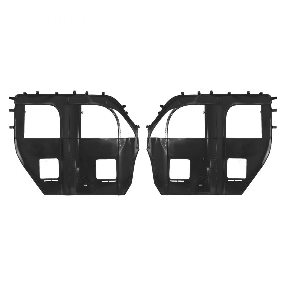 VEVOR Cab Enclosure Upper Doors, Compatible with CFMOTO Uforce 1000 XL 2022-2024, Soft Upper Doors, Windproof Waterproof Upgraded Zipper UTV Soft Side Window Kit, Fit with Side Mirrors and Windshields
