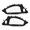 VEVOR Cab Enclosure Upper Doors, Compatible with Polaris RZR PRO XP/Turbo R 2020-2024, Soft Upper Doors, Windproof Upgraded Zipper UTV Soft Side Window Kit, Work with Side Mirrors and Windshields