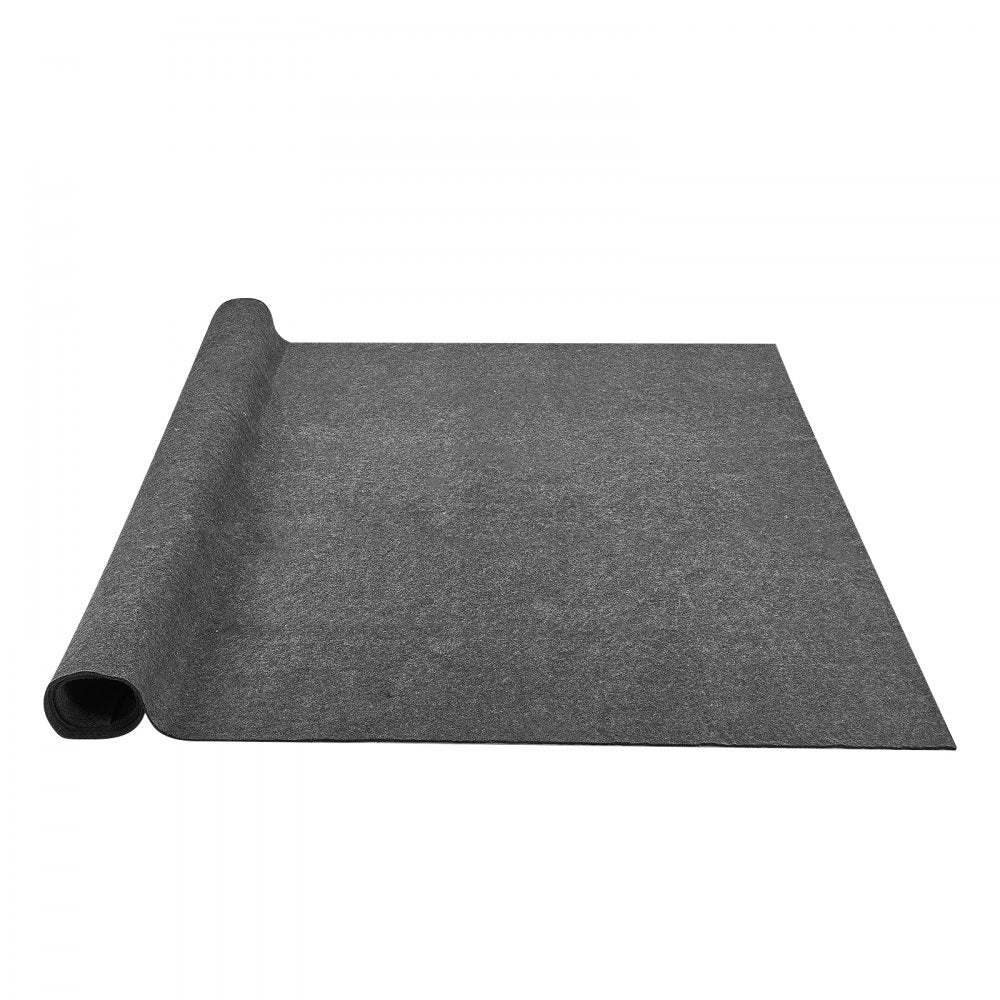 VEVOR Rug Pad Without Slip Resistance, Protective Cushioning Carpet Pad 9' x 12', 1/2"Thick, 100% Pure Polyester Felt, 10-11㎡ Premium Comfort Underfoot Carpet Padding Rug Cushion for All Floor, Gray