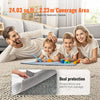 VEVOR Non-Slip Resistant Rug Pad, Protective Cushioning Carpet Pad, 2'x8' (7.875' Actual), 1/4"Thick, Dual Surface, Polyester Felt + Latex, 1-2㎡ Area Carpet Padding Rug Cushion Safe for All Floors