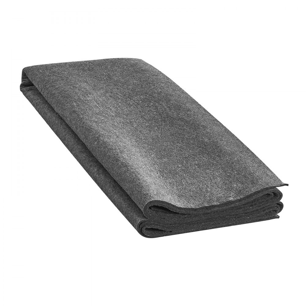 VEVOR Rug Pad Without Slip Resistance, Protective Cushioning Carpet Pad, 9' x 12', 1/4"Thick, 100% Pure Polyester Felt, 10-11㎡ Premium Comfort Underfoot Carpet Padding Rug Cushion for All Floors, Gray