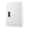 VEVOR 0.83 sq.ft Wall Safe, 3-Tier Hidden Wall Safe with Password, Key & Turning Knob, Q235 Cold-Rolled Steel In-Wall Box with Adjustable Shelves & Mounting Holes for Money, Jewelry, Passport, White
