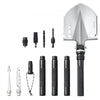 VEVOR Survival Shovel, 13 in 1 Camping Shovel Folding Multitool, Military Grade Portable Compact Tactical Shovel, Multifunction for Off-Roading, Camping, Hiking, Outdoor, Survivalist and Emergency