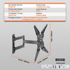 VEVOR Full Motion TV Mount Fits for Most 26-55 inch TVs, Swivel Tilt Horizontal Adjustment TV Wall Mount Bracket with Articulating Arm, Max VESA 400x400mm , Holds up to 99 lbs