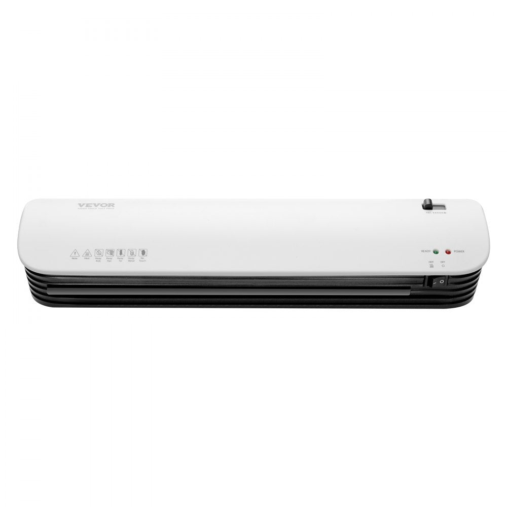 VEVOR Laminator Machine, Thermal Laminator for Max A3 Paper Size, 2-3 min Quick Warm Portable Laminator, 3-5 mil Thickness, Ideal for Home, Office, Business, or School Supplies, White + Black