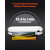 VEVOR Laminator Machine, Thermal Laminator for Max A4 Paper Size, 3-4 min Quick Warm Portable Laminator, 3-5 mil Thickness, Ideal for Home, Office, Business, or School Supplies, White + Grey