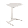 VEVOR Standing Desk, Adjustable Height Mobile Stand Up Desk with Tilting Desktop, 25.6 x 19 in Small Computer Sit Stand Workstation, 33 lbs Capacity, Pneumatic Lift for Home Office, Fully Assembled