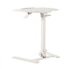 VEVOR Standing Desk, Adjustable Height Mobile Stand Up Desk with Tilting Desktop, 25.6 x 19 in Small Computer Sit Stand Workstation, 33 lbs Capacity, Pneumatic Lift for Home Office, Fully Assembled