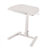 VEVOR Standing Desk, Adjustable Height Mobile Stand Up Desk with Tilting Desktop, 25.6 x 19 in Small Computer Sit Stand Workstation, 33 lbs Capacity, Pneumatic Lift for Home Office, Fully Assembled