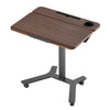 VEVOR Standing Desk, Adjustable Height Mobile Stand Up Desk with Tilting Desktop, 28.2 x 20.7 in Small Computer Sit Stand Workstation, 33 lbs Capacity, Foot Pedal Pneumatic Lift for Home, Office