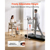 VEVOR Standing Desk, Adjustable Height Mobile Stand Up Desk 360° Tilting Desktop, 32 x 16 in Small Computer Sit Stand Rolling Workstation w/ Hook, Lockable Casters, 55.1 lbs Capacity for Home Office