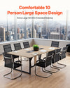 VEVOR conference table in meeting room seating up to 10 people