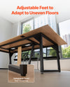 VEVOR conference table adjustable feet to adapt to uneven floors and protect floors