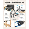 VEVOR Pilates Reformer with Tower 94" Pilates Machine 400 lbs Maple Wood, for Home Use and Gym Workout, with Jump Board, Music Wire Springs, and Sitting Box, Suitable for Advanced and Beginners Users