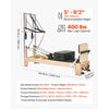 VEVOR Pilates Reformer with Tower 94" Pilates Machine 400 lbs Maple Wood, for Home Use and Gym Workout, with Jump Board, Music Wire Springs, and Sitting Box, Suitable for Advanced and Beginners Users