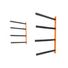 VEVOR Wall Kayak Storage Rack, 4-Capacity Wall Mounted Kayak Holders for Kayak Canoe Paddle Board, Kayak Storage Hooks with Adjustable Padded Arms, 400 LBS Load Kayak Hanger for Indoor Outdoor Garage