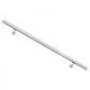 VEVOR Wall-Mounted Stair Handrail, 3.3 ft 250 lbs Load Metal Railing Silver, for Indoor Steps, Loft, Porch & Hallways, Heavy-Duty Industrial Stainless Steel Hand Rail, Round Tube, Mounting Hardware