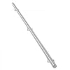 VEVOR Wall-Mounted Stair Handrail, 6.5 ft 250 lbs Load Metal Railing Silver, for Indoor Steps, Loft, Porch & Hallways, Heavy-Duty Industrial Stainless Steel Hand Rail, Round Tube, Mounting Hardware