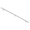 VEVOR Wall-Mounted Stair Handrail, 6.5 ft 250 lbs Load Metal Railing Silver, for Indoor Steps, Loft, Porch & Hallways, Heavy-Duty Industrial Stainless Steel Hand Rail, Round Tube, Mounting Hardware