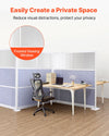 VEVOR Office Divider Privacy Partition, 1-Pack, 70" x 70" Modular Wall Room Divider - Image 1