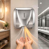 VEVOR Hand Dryer, 2 Pack 1800W Bathroom Air Hand Dryer, Automatic High Speed with HEPA Filter, Fast Drying, Brushed Stainless Steel, AC110-120V Commercial Wall Mounted for Restroom, Hotel, Office,Home