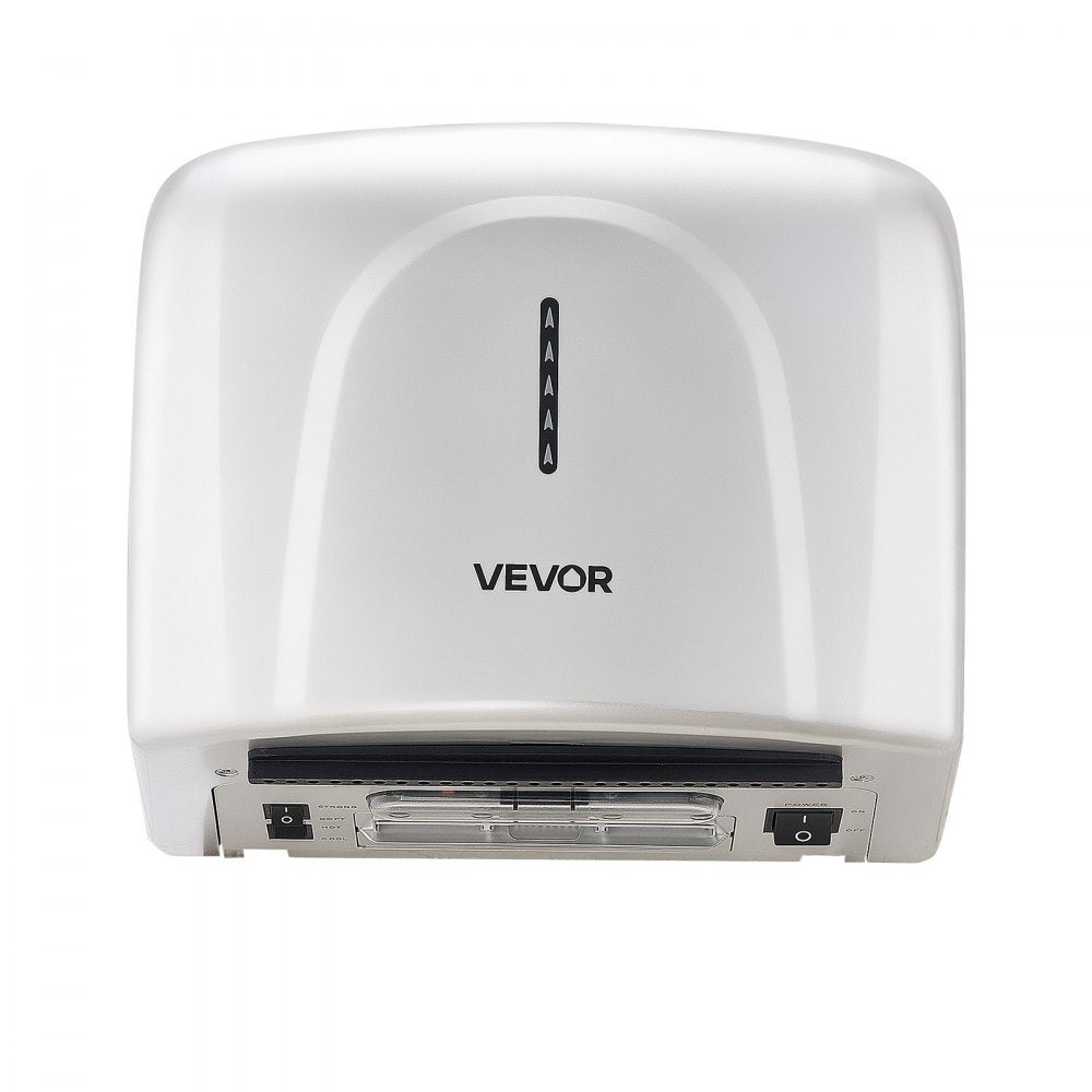 VEVOR Hand Dryer, 1300W Bathroom Air Hand Dryer, Automatic High Speed with HEPA Filter, Fast Drying, Premium ABS Construction, AC110-120V Commercial Wall Mounted for Home Bathroom, Guest Room,Homestay