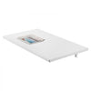 VEVOR Wall Mounted Folding Table, 35.4 x 19.7 inches Wall Mount Table, Floating Desk with Iron Bracket, Fold Down Desk for Small Spaces, Home Office, Dining, Laundry Room, Kitchen, Bar, White