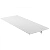 VEVOR Wall Mounted Folding Table, 43.3 x 18 inches Wall Mount Table, Floating Desk with Iron Bracket, Fold Down Desk for Small Spaces, Home Office, Dining, Laundry Room, Kitchen, Bar, White