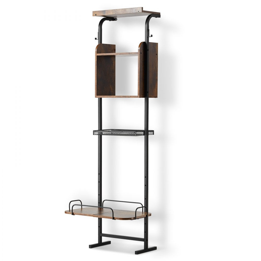 VEVOR Pet Feeding Station with Storage, Elevated Dog Bowls, Raised Dog Bowl Stand, Dog Food Storage and Feeder Station with Storage Shelves, Pet Toy Storage Organizer, for Large Medium Small Dogs