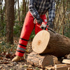 VEVOR Apron Style Chainsaw Chaps, Class D, 8 Layers Chainsaw Pants with Adjustable Belt & Gear Pocket, Chain Saw Chaps for Men/Women, Chainsaw Safety Equipment for Loggers Forest Workers, Medium