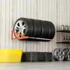 VEVOR Wall Mounted Tire Rack, 31" - 56" Adjustable Tire Rack, Q235 Heavy-Duty Steel Tire Storage Rack for R14-R20 inch Standard Tires, Max 400lbs Load Capacity, Ideal for Garage Workshop Repair Shop