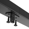 VEVOR Wall Mounted Stair Handrail, 15ft Black Aluminum Staircase Handrail Indoor, 250lbs Load Capacity, Industrial Railing Hand Rail for Steps, Square Tube for Loft Porch Deck, 6 Sections
