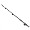 VEVOR Wall-Mounted Stair Handrail, 10 ft 250 lbs Black Metal Railing 2 PCS, for Indoor Steps, Loft, Porch & Hallways, Heavy-Duty Industrial Aluminum Alloy Hand Rail, Round Tube, with Mounting Hardware